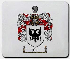 Lot coat of arms mouse pad