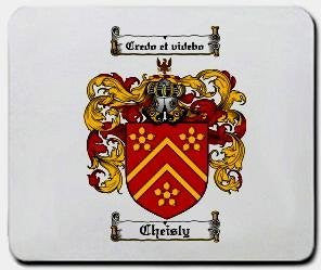 Cheisly coat of arms mouse pad