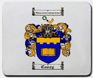 Conry coat of arms mouse pad