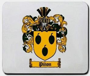 Pinon coat of arms mouse pad