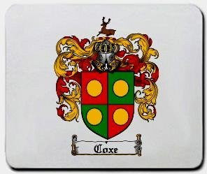 Coxe coat of arms mouse pad