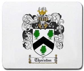 Thornten coat of arms mouse pad