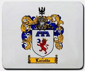 Laratta coat of arms mouse pad