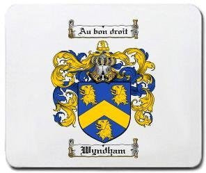 Wyndham coat of arms mouse pad