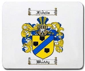 Waddy coat of arms mouse pad