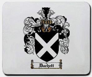 Duchett coat of arms mouse pad