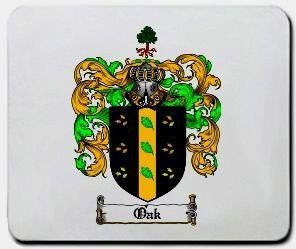 Oak coat of arms mouse pad