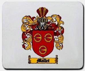 Mallet coat of arms mouse pad