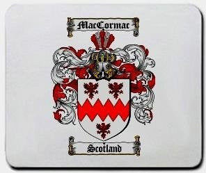 Maccormac coat of arms mouse pad