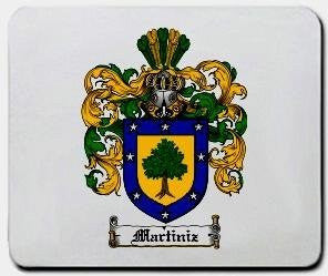 Martiniz coat of arms mouse pad