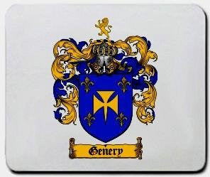 Genery coat of arms mouse pad