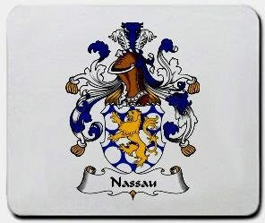 Nassau coat of arms mouse pad