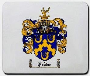 Peplar coat of arms mouse pad