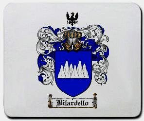 Bilardello coat of arms mouse pad
