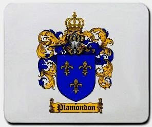 Plamondon coat of arms mouse pad