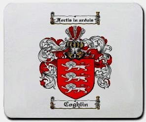 Coghlin coat of arms mouse pad