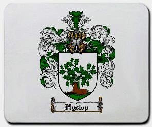 Hyslop coat of arms mouse pad