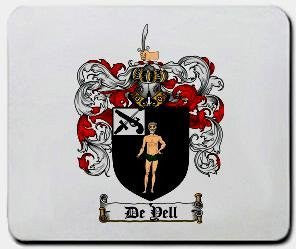 De-yell coat of arms mouse pad