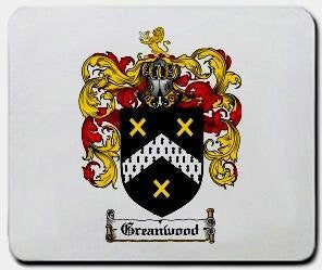 Greanwood coat of arms mouse pad