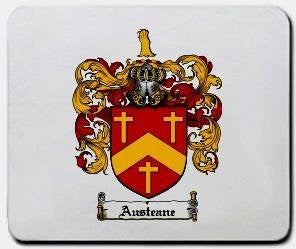 Austeane coat of arms mouse pad
