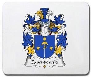 Zapendowski coat of arms mouse pad