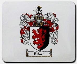 Elford coat of arms mouse pad