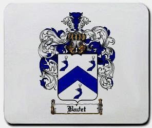 Badet coat of arms mouse pad