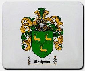 Rothram coat of arms mouse pad