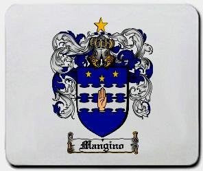 Mangino coat of arms mouse pad