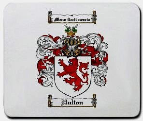 Hulton coat of arms mouse pad