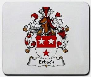 Erbach coat of arms mouse pad