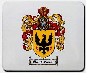 Bauserman coat of arms mouse pad