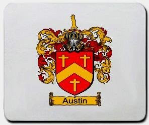 Austin coat of arms mouse pad