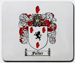 Forker coat of arms mouse pad