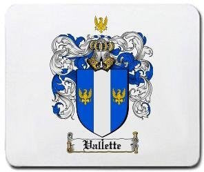 Vallette coat of arms mouse pad