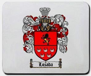 Lozada coat of arms mouse pad