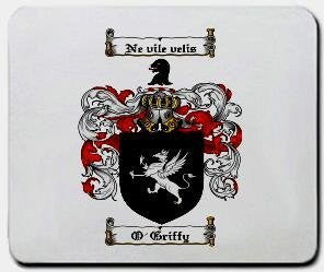 O'griffy coat of arms mouse pad