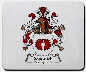 Monnich coat of arms mouse pad