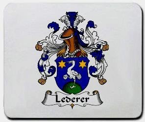 Lederer coat of arms mouse pad