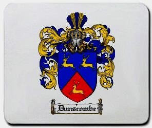 Dunscombe coat of arms mouse pad
