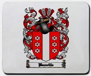 Banville coat of arms mouse pad