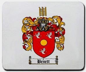 Benett coat of arms mouse pad