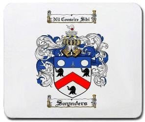 Saynders coat of arms mouse pad