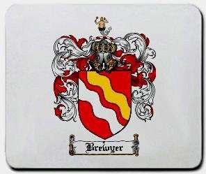 Brewyer coat of arms mouse pad