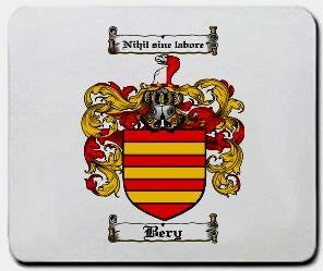 Bery coat of arms mouse pad