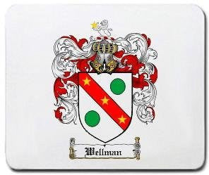 Wellman coat of arms mouse pad