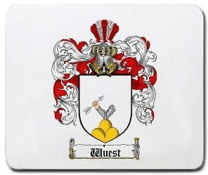 Wuest coat of arms mouse pad