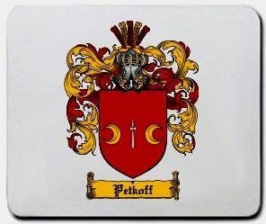 Petkoff coat of arms mouse pad