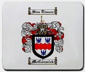 Mccormick coat of arms mouse pad
