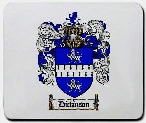 Dickinson coat of arms mouse pad